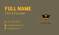 Airforce Skull Shield Business Card