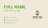 Old Leprechaun Mascot Business Card Image Preview