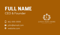 Regal Royal Wreath Business Card