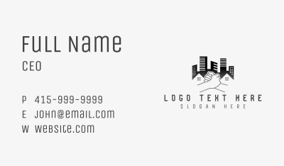 Real Estate Broker Business Card Image Preview