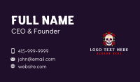 Mexican Skull Rose Business Card