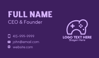 Crater Business Card example 1