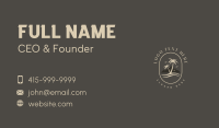 Tropical Beach Resort Business Card