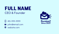 Video Camera Mail Business Card