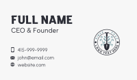 Gardener Shovel Landscaper Business Card