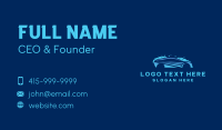 Blue Bubbles Car Wash Business Card