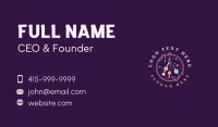 Beads Keychain Trinket Business Card