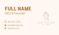 Natural Beauty Woman Salon Business Card