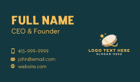 Musical Tambourine Instrument Business Card