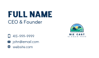 Field Landscaping Lawn Mower Business Card