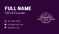 Floral Ornamental Boutique Business Card