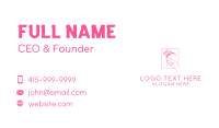 Floral Hand Bloom Business Card