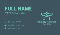 Monoline Muscle Builder Business Card Image Preview