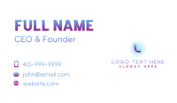 Generic Modern Media Business Card