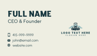 Lawn Landscaping Mowing Business Card Design