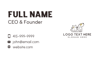 Dog Cat Veterinary Business Card