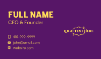 Aladdin Business Card example 3