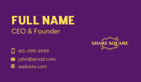 Sultan Business Card example 1