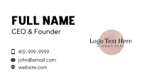 Beauty Fashion Salon Business Card