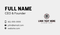 Skull Marksman Crosshairs Business Card