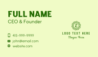 Leaf Vines Lettermark  Business Card