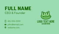 Cute Tech Frog Business Card