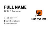 Fox Chat Software Business Card Design