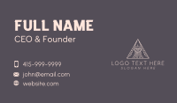 Pyramid Psychic Eye Business Card