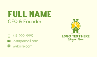 Lime Fruit House Business Card