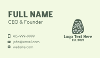 Ancient Mayan Stone Business Card