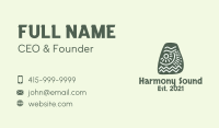 Ancient Mayan Stone Business Card
