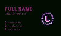 Lounge Business Card example 2