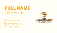 Dog Volleyball Varsity Business Card