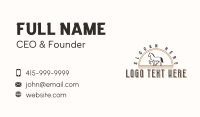 Vintage Horse Ranch Business Card Design