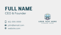 Hexagon Truck Logistics Business Card