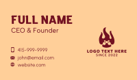 Street Food Grill Business Card