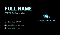 Walking Brain Idea Business Card