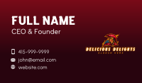 Spartan Knight Warrior Business Card Image Preview