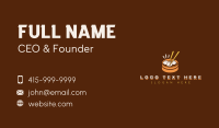 Cuisine Business Card example 1