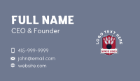 Bowling Pin Business Card example 1