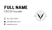 Chef Hat Restaurant  Business Card Design