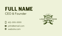 Shovel Garden Landscaping Business Card