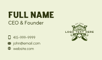 Shovel Garden Landscaping Business Card Design