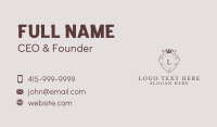 Royal Crown Shield Lettermark Business Card