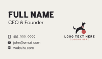 Animal Dog Care  Business Card Design