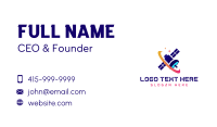 Satellite Signal Connection Business Card