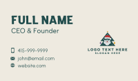 Christmas Santa Tree Business Card