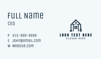 Construction Handyman Repair Business Card Image Preview