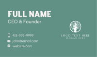 Natural Eco Tree  Business Card