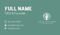 Natural Eco Tree  Business Card Design